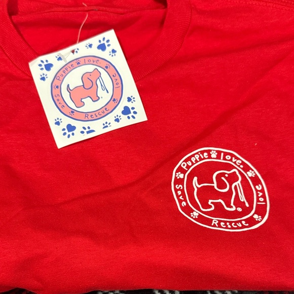 Red Puppie Love rooster Graphic T-Shirt - Picture 3 of 4